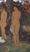 Paul Gauguin Adam Eve oil